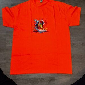 Orange - Shoe shirt - Custom T-shirts